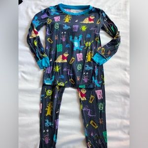 Little Sleepies monsters inc 4t two piece set